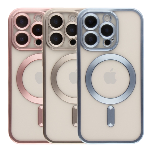 Купить Чехол TPU Metallic Chrome Full Camera with Magsafe для iPhone 16 Pro