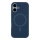 Купить Чехол Glow Silicone Case with Magsafe для iPhone 16 Dark blue