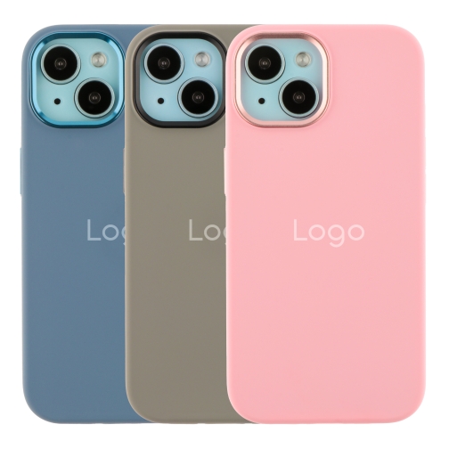 Купить Чехол Silicone Case Metal Buttons (AA) для iPhone 15