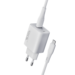 Купити Мережевий Зарядний Пристрій Ridea RW-18123 Rapid 1USB QC 18W+Micro