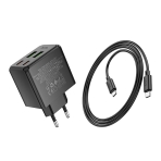 Купити Мережевий Зарядний Пристрій Hoco CS18A 2USB-C/2USB PD/QC 45W+Type-C to Type-C, 7