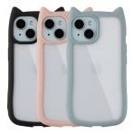 Купить Чехол TPU+PC Cat Ears Case для iPhone 15