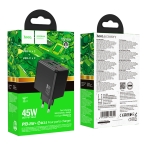 Купить Сетевое Зарядное Устройство Hoco CS18A 2USB-C/2USB PD/QC 45W, 2