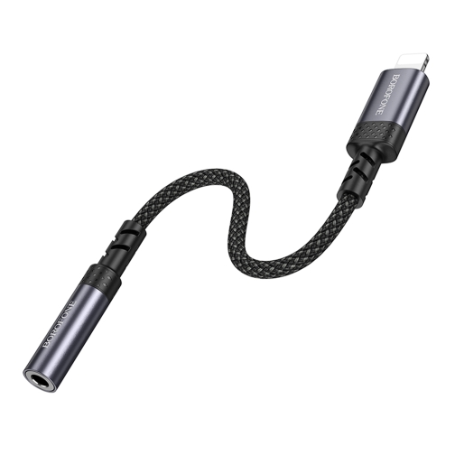 Купити Перехідник Borofone BV24 iP to AUX 3.5mm (female) 15cm, 5