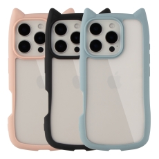 Купити Чохол TPU+PC Cat Ears Case для iPhone 16 Pro