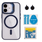 Купити Чохол TPU+PC+Metal Stand Case with MagSafe and Camera Lenses для iPhone 16, 5