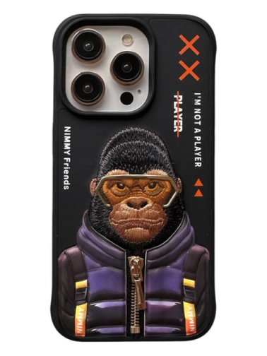 Купить Чехол TPU+PC Nimmy 3D with Metal Buttons для iPhone 15, 3