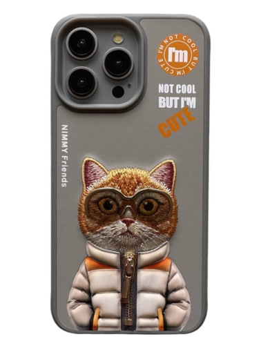 Купить Чехол TPU+PC Nimmy 3D with Metal Buttons для iPhone 15, 5