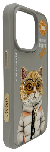 Купить Чехол TPU+PC Nimmy 3D with Metal Buttons для iPhone 15, 7