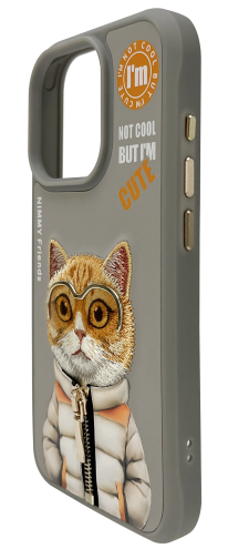 Купить Чехол TPU+PC Nimmy 3D with Metal Buttons для iPhone 15, 8