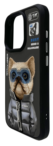 Купить Чехол TPU+PC Nimmy 3D with Metal Buttons для iPhone 15, 11