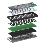 Купить Клавиатура Игровая беспроводная Fantech PRO63 MK912 (Wired, BT, 2.4Ghz) Blue Switch, 4