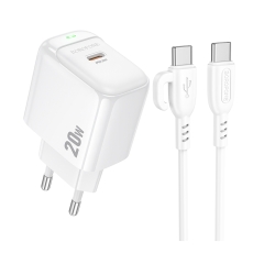Купити Мережевий Зарядний Пристрій Borofone BAS43A 1USB-C PD/QC 20W+Type-C to Type-C Купити Мережевий Зарядний Пристрій Borofone BAS43A 1USB-C PD/QC 20W+Type-C to Type-C