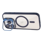 Купить Чехол TPU+PC+Metal Stand Case with MagSafe and Camera Lenses для iPhone 16 Pro, 15
