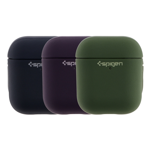 Купити Футляр TPU Spigen Leather Armor для Airpods 1/2