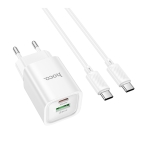 Купить Сетевое Зарядное Устройство Hoco C149A 1USB/1USB-C PD/QC 30W+Type-C to Type-C, 3