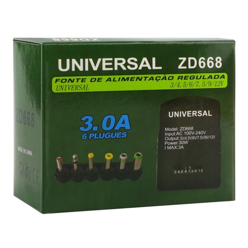 Купить Универсальное Зарядное Устройство ZD668+6 Tips/30W, 2