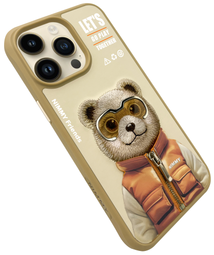 Купить Чехол TPU+PC Nimmy 3D with Metal Buttons для iPhone 15 Pro, 7