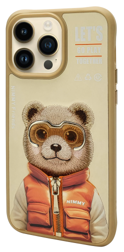 Купить Чехол TPU+PC Nimmy 3D with Metal Buttons для iPhone 15 Pro, 8