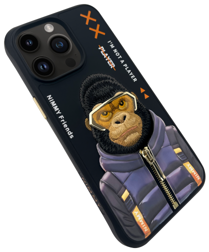 Купить Чехол TPU+PC Nimmy 3D with Metal Buttons для iPhone 15 Pro, 10