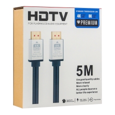 Купити Кабель HDMI- HDMI 2.0V 5m 4K Premium