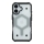 Купить Чехол TPU+PC ArmorHex Magnetic Case для iPhone 16 Transparent/Grey