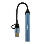 Купить USB Hub LDNIO DS-64U USB-A+Type-C To USB3.0*1+USB2.0*3, 3