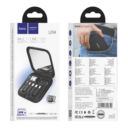 Купить USB Hoco U114 Treasure box 6in1 3A 60W, 2