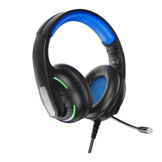 Купить Игровые Наушники XO-GE-09 Static RGB Long Mic Headworn USB+3.5 (with adapter cable)