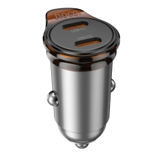 Купити Автомобільний Зарядний Пристрій Hoco NZ16B 2USB-C QC/PD45W