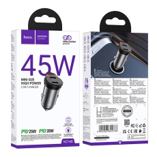 Купити Автомобільний Зарядний Пристрій Hoco NZ16B 2USB-C QC/PD45W