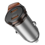 Купить Авто Зарядное Устройство Hoco NZ16B 2USB-C QC/PD45W, 3