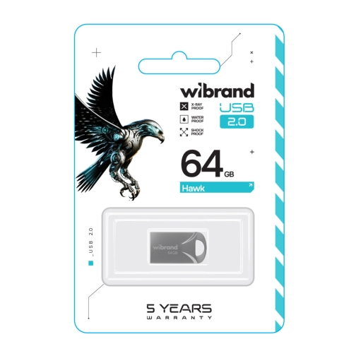 Купить USB Flash Drive Wibrand 64gb Hawk