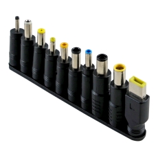 Купити Кабель Type-C to DC PD100W 5.5х2.1 мм+10 Перехідників 1.8m Купити Кабель Type-C to DC PD100W 5.5х2.1 мм+10 Перехідників 1.8m