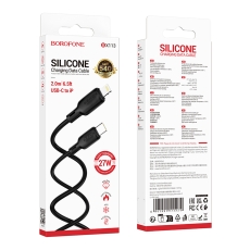 Купить USB Borofone BX113 Silicone Type-C to Lightning PD27W 2m