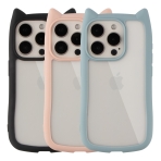 Купить Чехол TPU+PC Cat Ears Case для iPhone 15 Pro Max
