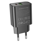 Купити Мережевий Зарядний Пристрій Borofone BA88A 1USB-C/1USB PD/QC 20W, 8