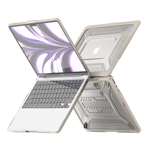 Купити Накладка TPU+PC Hex Shield for MacBook Air 13" 2018/2020 （A2337 M1/A2179/A1932）, 6