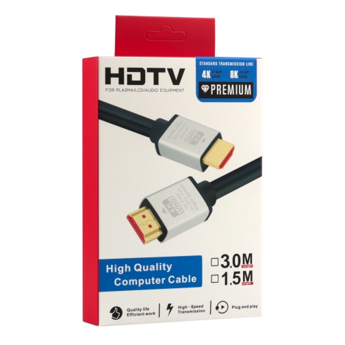 Купить Cable HDMI- HDMI 2.0V 1.5m 4K Premium, 2