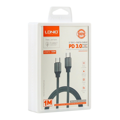 Купить USB LDNIO LC441c Type-C to Type-C 100W, 2