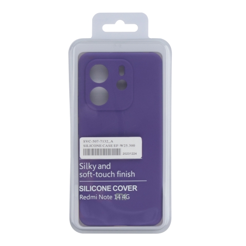 Купити Чохол Liquid Silicone (AA) Full Camera для Xiaomi Redmi Note 14 4G (Global version), 8