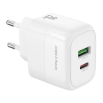 Купить Сетевое Зарядное Устройство XO L137 1USB-C/1USB PD/QC 20W+Type-C to Type-C New Logo, 3