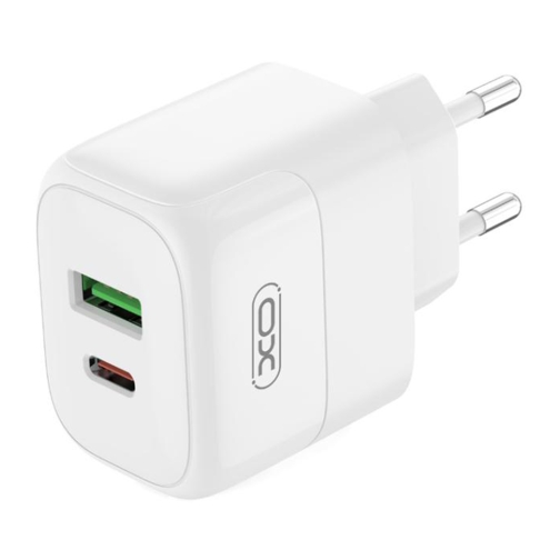 Купить Сетевое Зарядное Устройство XO L137 1USB-C/1USB PD/QC 20W+Type-C to Type-C New Logo, 4