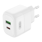 Купить Сетевое Зарядное Устройство XO L137 1USB-C/1USB PD/QC 20W+Type-C to Type-C New Logo, 4