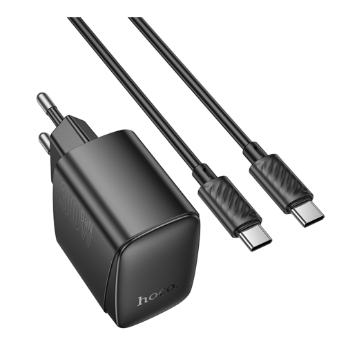Купити Мережевий Зарядний Пристрій Hoco CS61A 1USB/1USB-C PD/QC 30W+Type-C to Type-C, 3