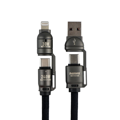 Купить USB Remax C1 (A+C-C+L) 1.2M 240W