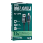 Купить USB Remax RC-C070 Type-C 66W Led Dislpay 1.2M, 2