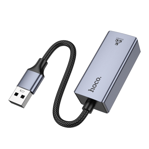 Купить Переходник Hoco UA37 USB to Ethernet adapter (1000 Mbps/1Gbit), 5