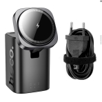 Купить Беспроводное Зарядное Устройство Hoco CQ20A EU 6-in-1 15W+1USB/2USB-C 65W Magnetic (iWatch), 7
