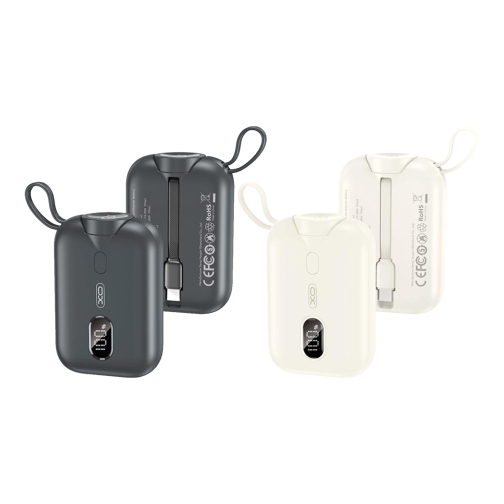 Купити Універсальна Мобільна Батарея Power Bank XO PR260 Self-watch wireless charger, Type-C cable digital fast charger 20W, 10000 mAh
